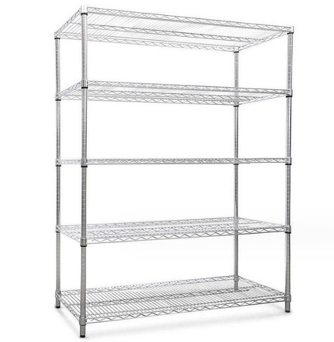 Heavy Duty chrome Metal Storage Wire Shelf Wire Rack Shelving