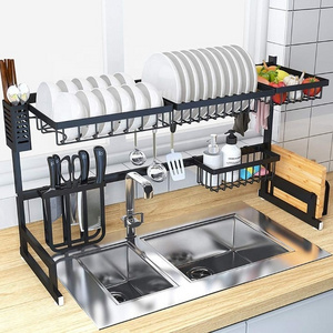 hot selling kitchen Over Sink Stainless Steel Dish Drainer Rack Dish drying Racks