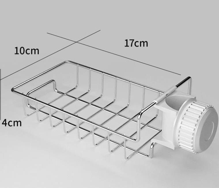 Kitchen Drain Holder Faucet Sponge Drying Storage Rack