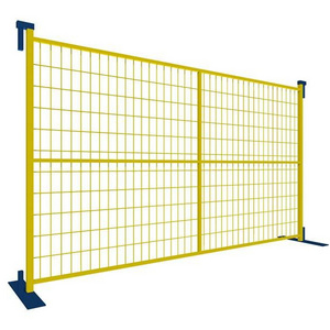 Welded Wire Fence Removable Temporary Construction Fence Panel For Canada