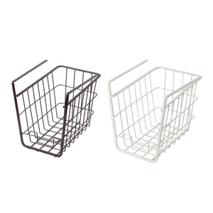 Metal Wire Rack Under the Cabinet Hanging Storage Basket organizer