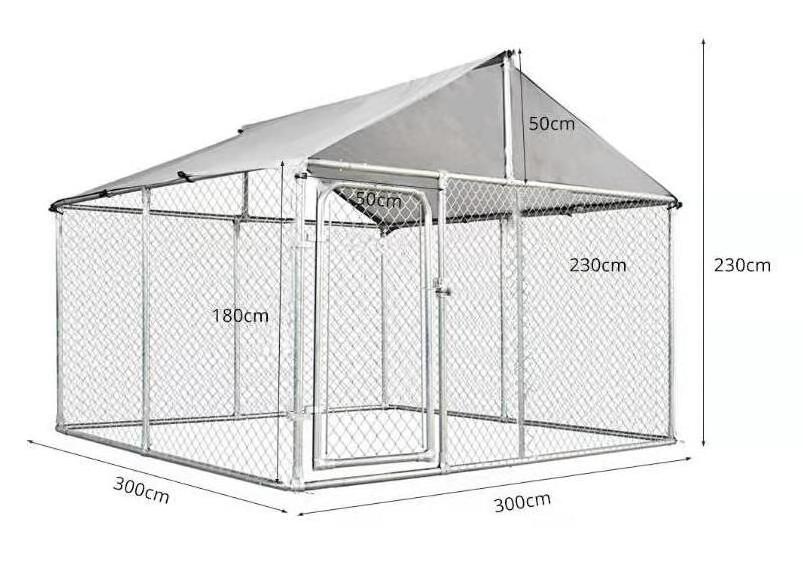 heavy duty welded wire large dog kennel