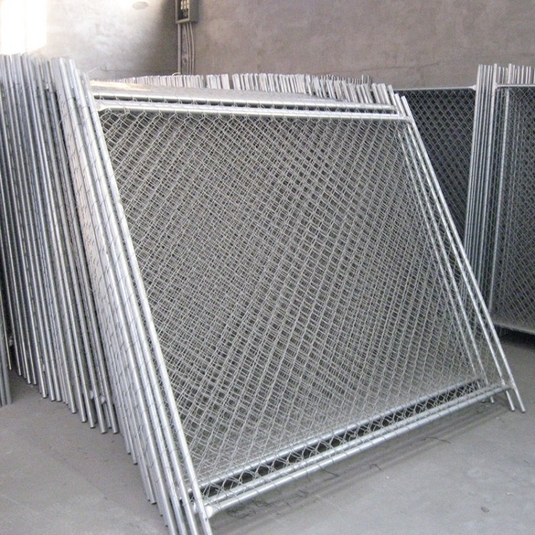 portable chain link fence panels be used temporary fence for construction