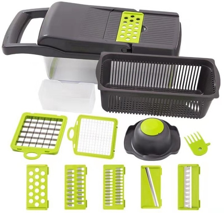 Kitchen Knife Shredded Slicer Manual Handle Feature Vegetable Twister Chopper Cutter happy chopper