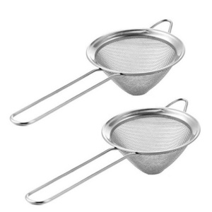 stainless steel cocktail coffee fine mesh conical strainer