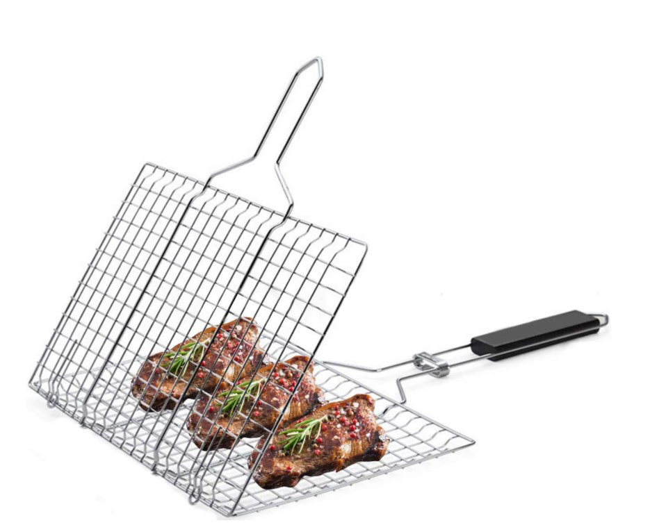 Barbecue Wire Mesh/Barbecue Grill Netting/BBQ Rack Burger Fish Grilling Basket