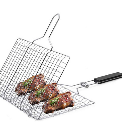 Barbecue Wire Mesh/Barbecue Grill Netting/BBQ Rack Burger Fish Grilling Basket