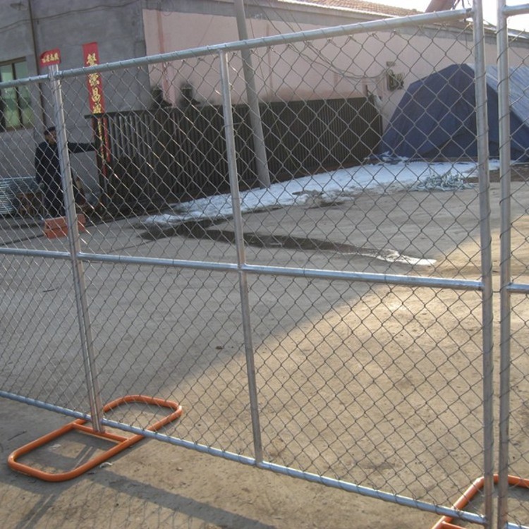 portable chain link fence panels be used temporary fence for construction