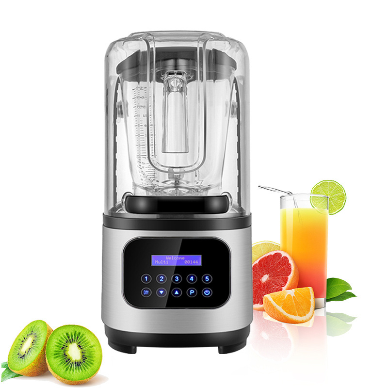 2200W Sound Proof Heavy Duty Commercial Blender with smart Food Processors for bar blender mixer heavy duty industrial Commercia