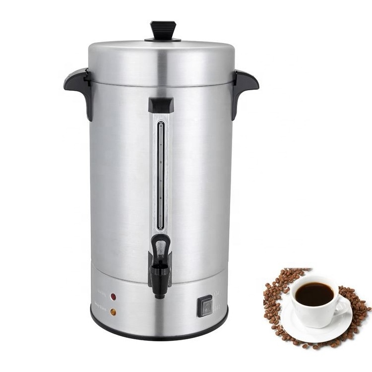 Aluminum 30 40 50 Cups Coffee Brewer Commercial Coffee Maker for Cafes Coffeehouse 1000W 110/120V Electric Coffee Urn