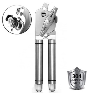 Professional 304 Stainless Steel Manual Can Opener with Ergonomically Designed Handle