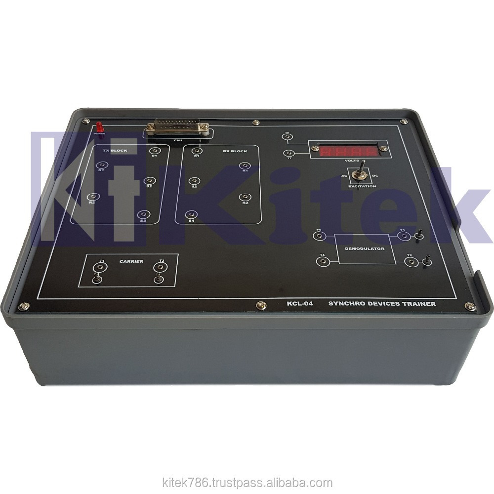 SYNCHRO TRANSMITTER & RECEIVER CONTROL TRAINER KIT  CONTROL LAB TRAINER BY KITEK MODEL NO KCL 04