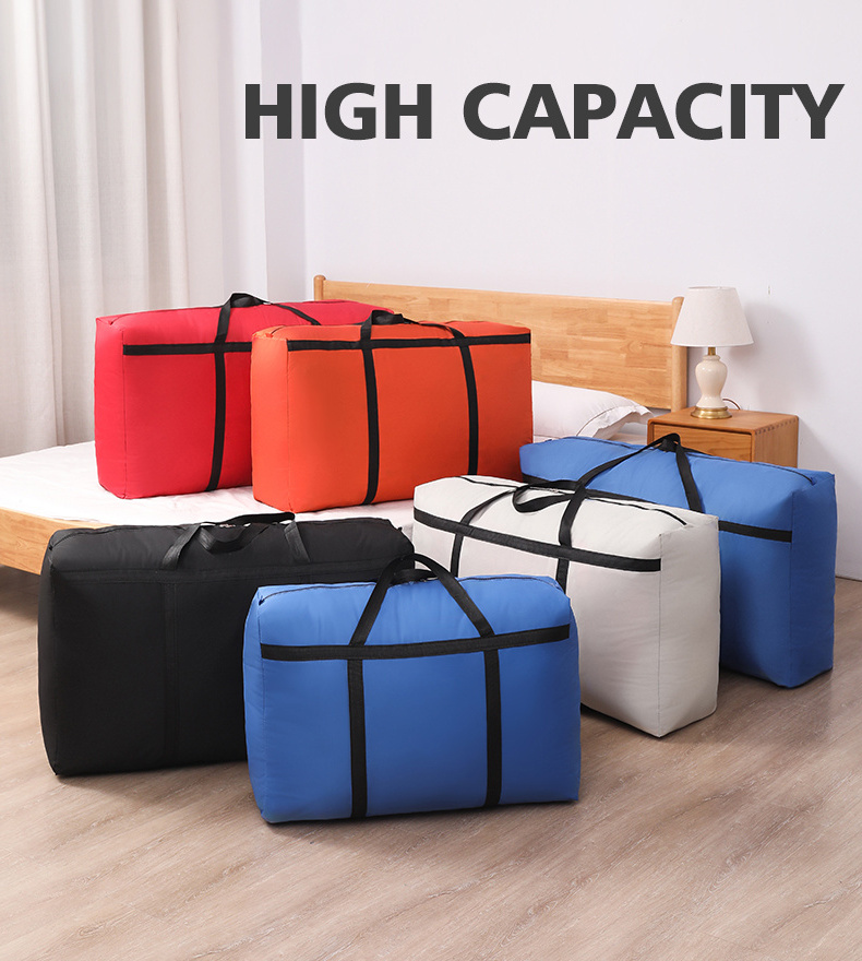 Large Capacity Collapsible oxford Quilt Storage Bag Extra Large Moving And Storage Bags For Convenient moving Home