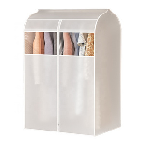 Thick Transparent Clothes Dust Cover Clothing Suit Garment Bag Hanging Storage Bags For Clothes Organizer