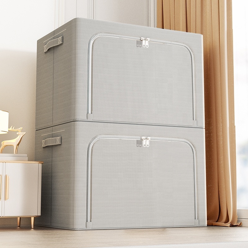 furniture bedrooms stackable box wardrobe cabinet storages clothing fabric storage box foldable storage organizer