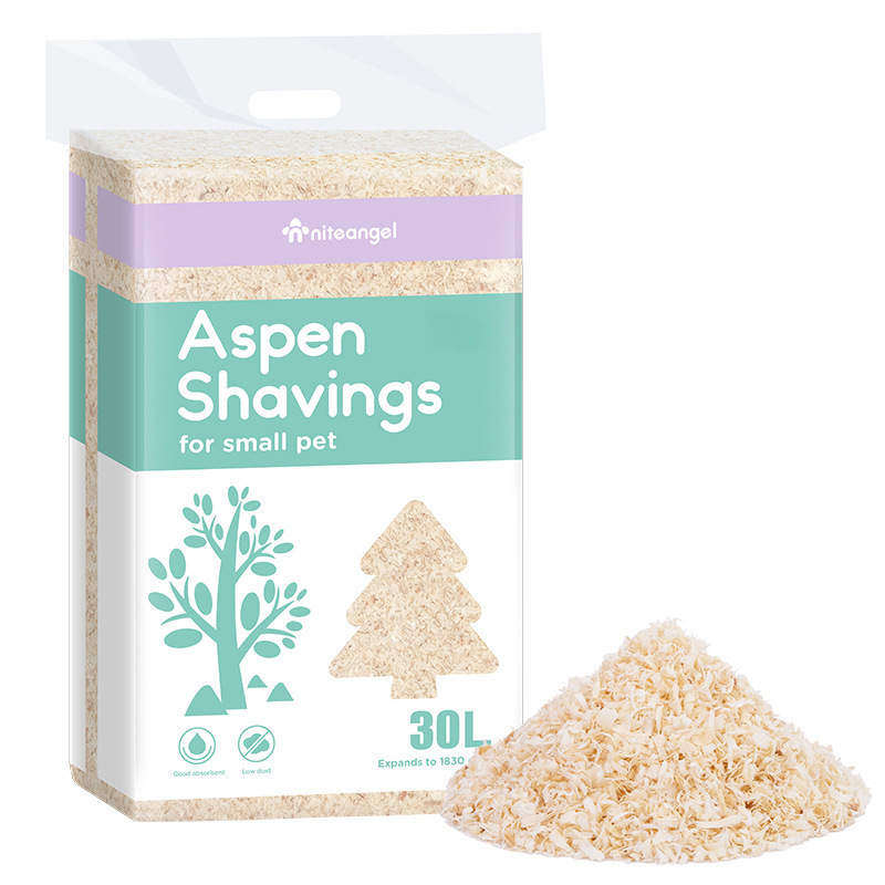 Aspen Shaving Wood Beddings for Small Animals Dust-Free and Safe Wholesale Pet Products for Guinea Pigs and Hamsters