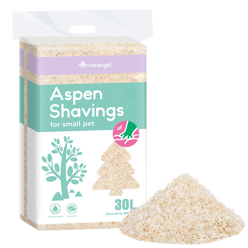 Aspen Shaving Wood Beddings for Small Animals Dust-Free and Safe Wholesale Pet Products for Guinea Pigs and Hamsters