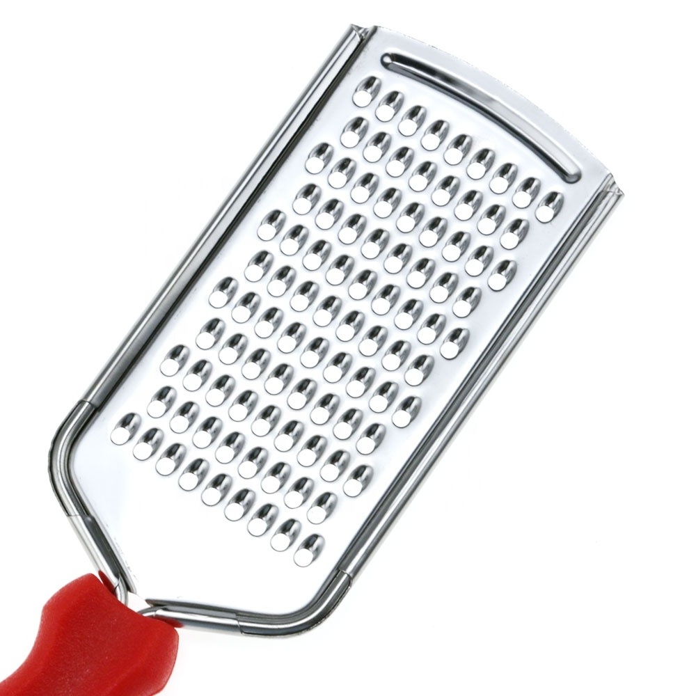 Professional Kitchen accessories stainless steel flat cheese grater very relaxed