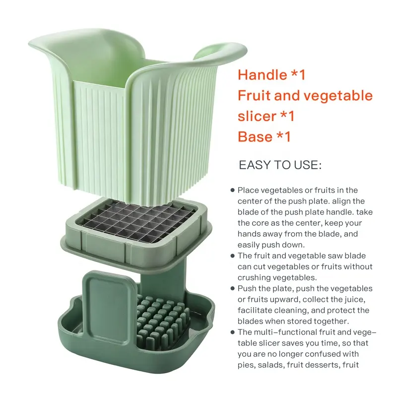 2023 New Multifunctional Hand Pressure Food Choppers Onion Chopper Vegetable Slicer Cutter Dicer Veggie Chopper