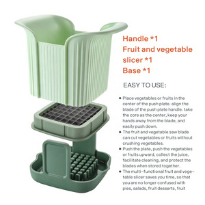 Top Seller Home Kitchen Accessories Multifunctional Food Dicer Onion Veggie Chopper Manual Slicer Vegetable Cutter