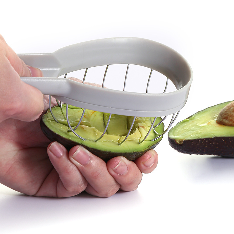 Avocado Kiwi Slicer Cutter kitchen Gadgets Accessories Stainless Steel Fruit Slicer For Home and Kitchen