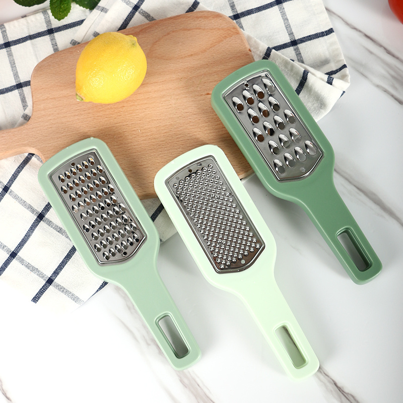 Hot Selling Multi-Functional Shredder 3 Sides Vegetable Grater Stainless Steel Cheese Carrot Grater For Kitchen