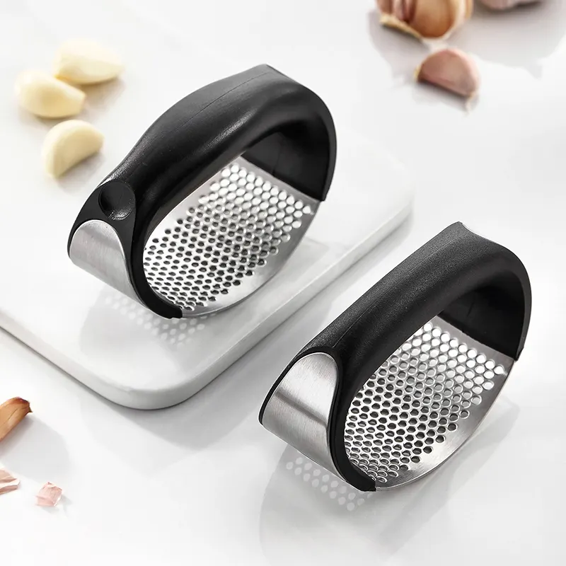 kitchen Gadgets Home Utility Kitchen Tools Garlic Crusher Press Stainless Steel Garlic Press