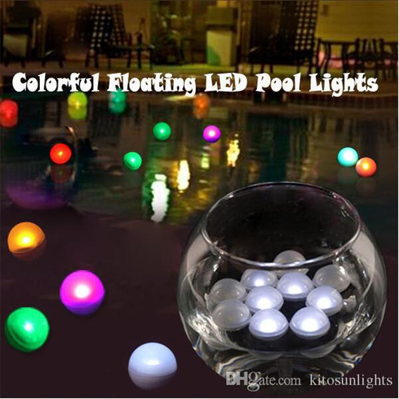 2CM Mini Fairy Lights Floating Waterproof Mini LED Lights for Swimming Pool Paper Lantern Fountain Decor