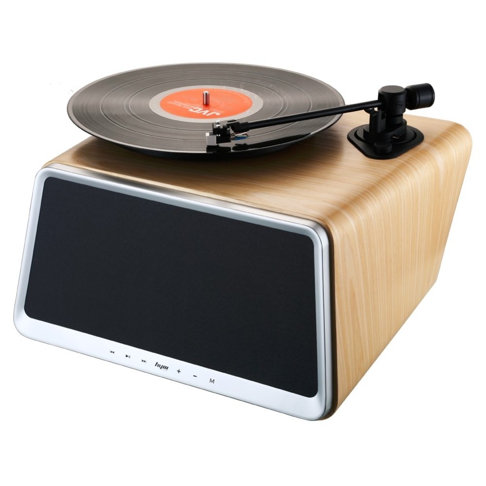 Vinyl Record Player Hym Seed 80Watt HIFI Speaker 5in1 USB Turntable Player audio with remote controller