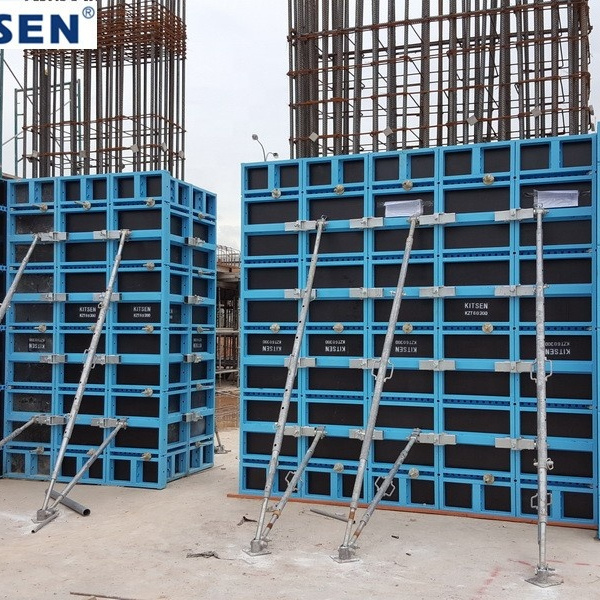 Precast Concrete shuttering Panels Forms Aluminum Wall Formwork Pillar Column Form