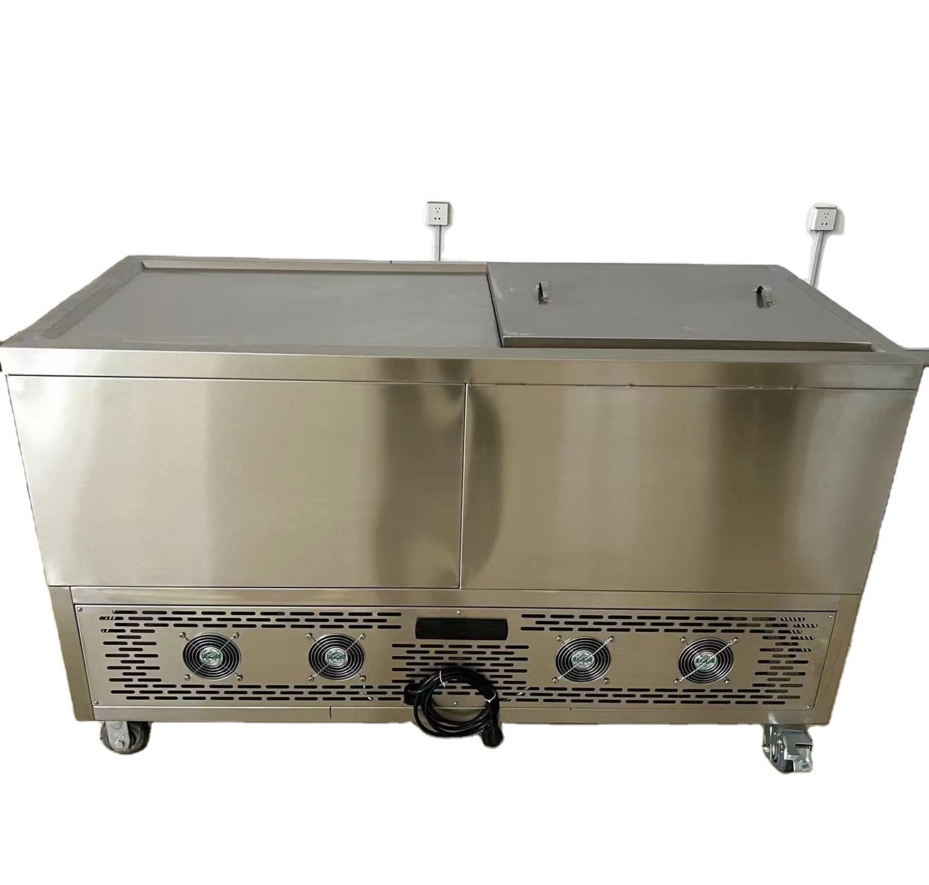 Newly Designed Single-Temperature Deep Freezer -35 to -50 Degree Fast Frozen Food Lock Fresh Storage Container Machine