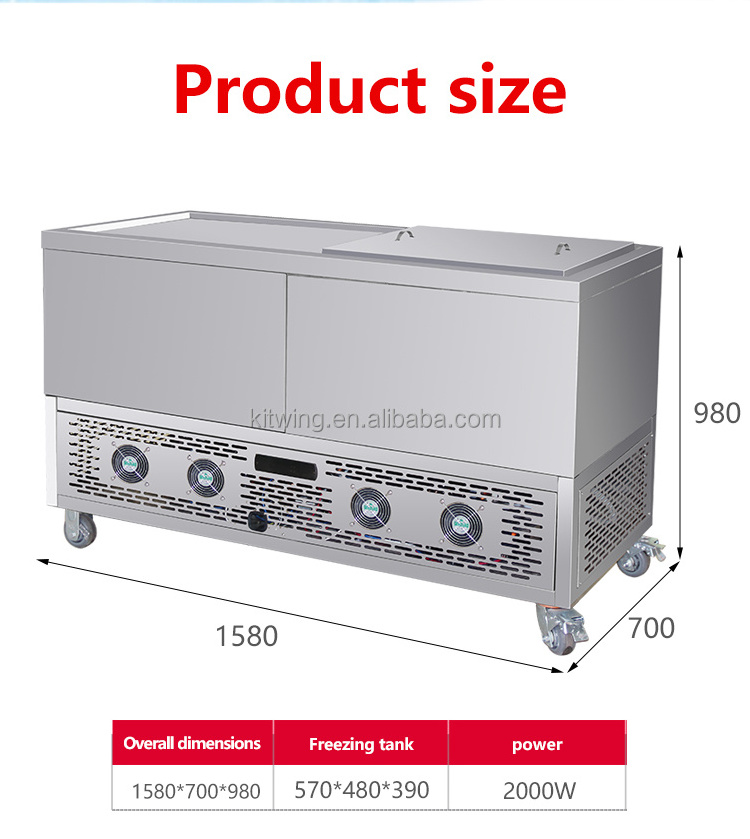 Commercial New Technology Low Temperature -40 -50 Degrees Quickly Freezes Instant Freezer for Keeping Food Fresh