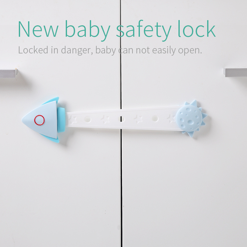 Safety baby Proof Cabinet Locks with 3M Adhesive Drawers Appliances Toilet Seat Fridge and Oven