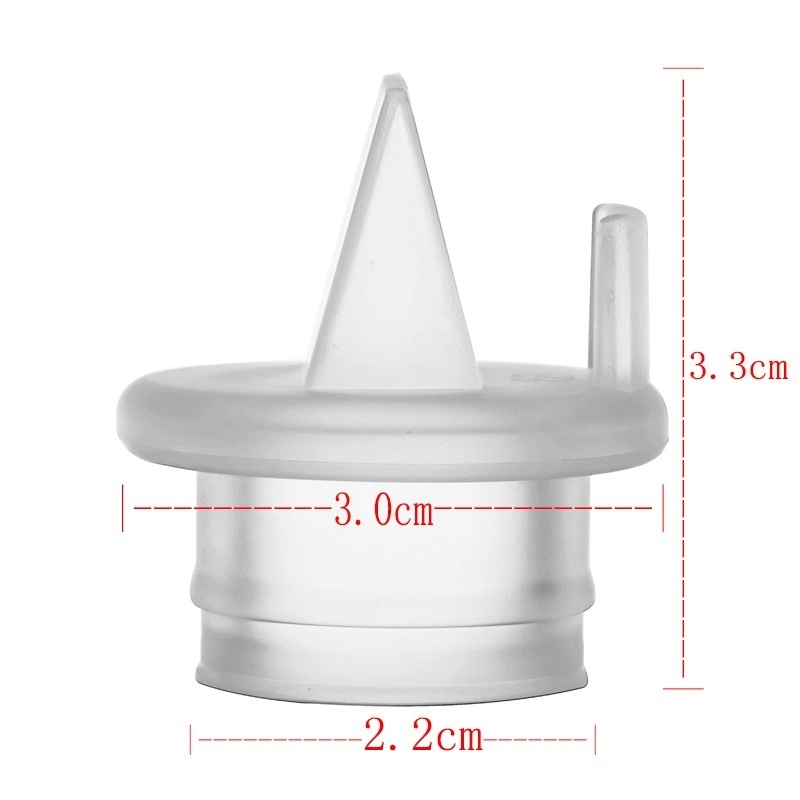 Breast pump duckbill valve  silicone one-way valve transparent for manual and electric breast pump