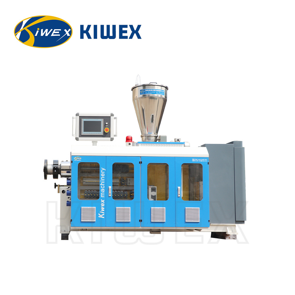 Kiwex automatic water supply pvc pipe production line plastic cpvc pipe extruder machine price