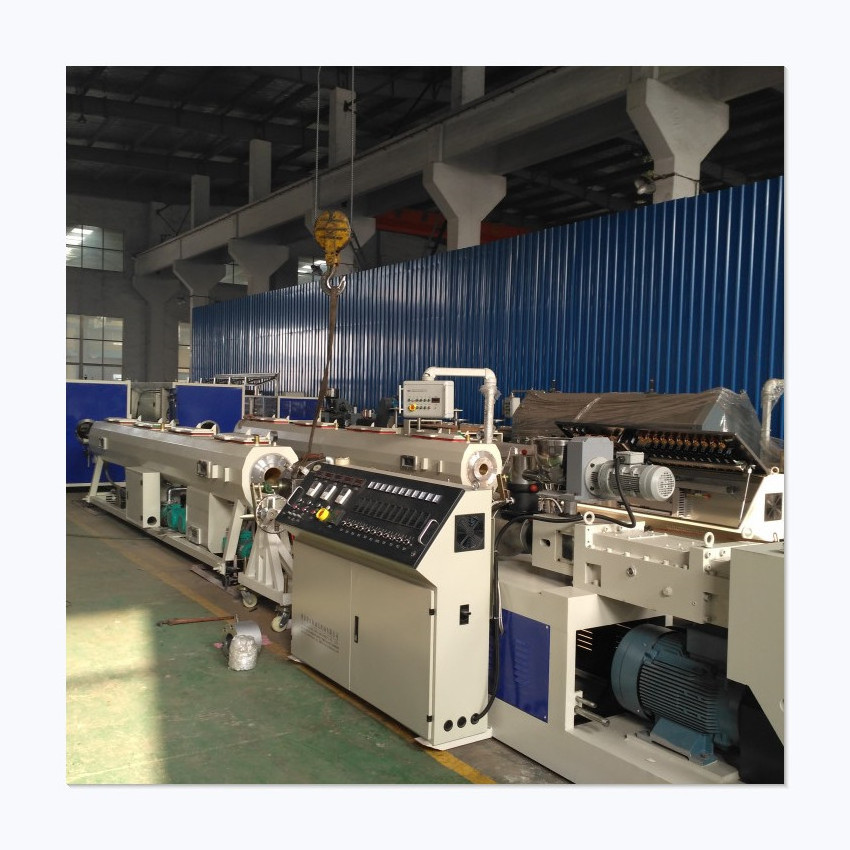 PVC corrugated pipe making machine price / plastic flexible pipe extrusion machine line price