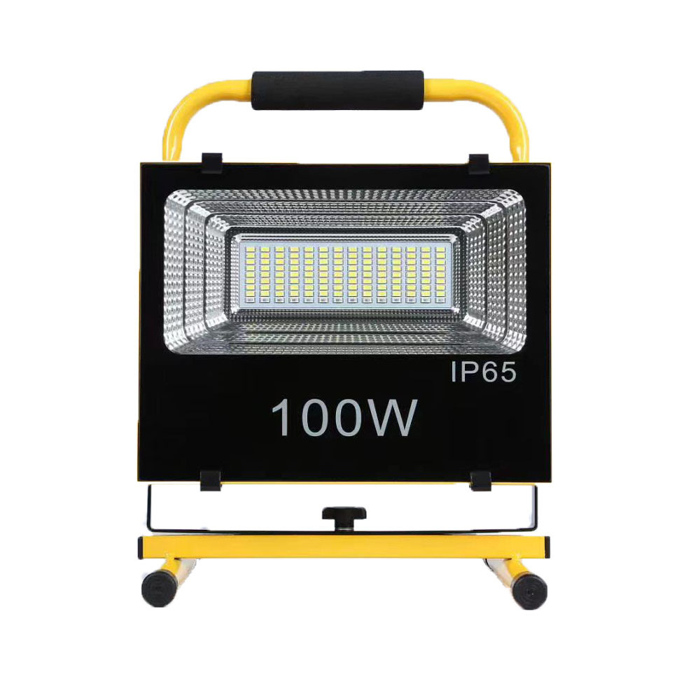 portable led  flood light  200w  rechargeable camping or emergency led flood light CB IECEE  CE ROHS certificate