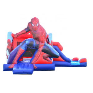 Outdoor Inflatable Superheros Theme Bounce House with Water Slide Combo Bouncer Castle Jumper Kids Game for Sale