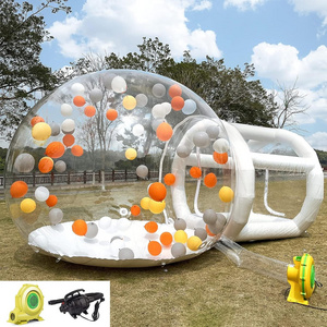 Bubble tent inflatable bubble house dome tent inflatable bubble tent with tunnel for party