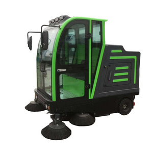 SC2100  Best quality  electric driving street sweeper machine floor cleaning machine