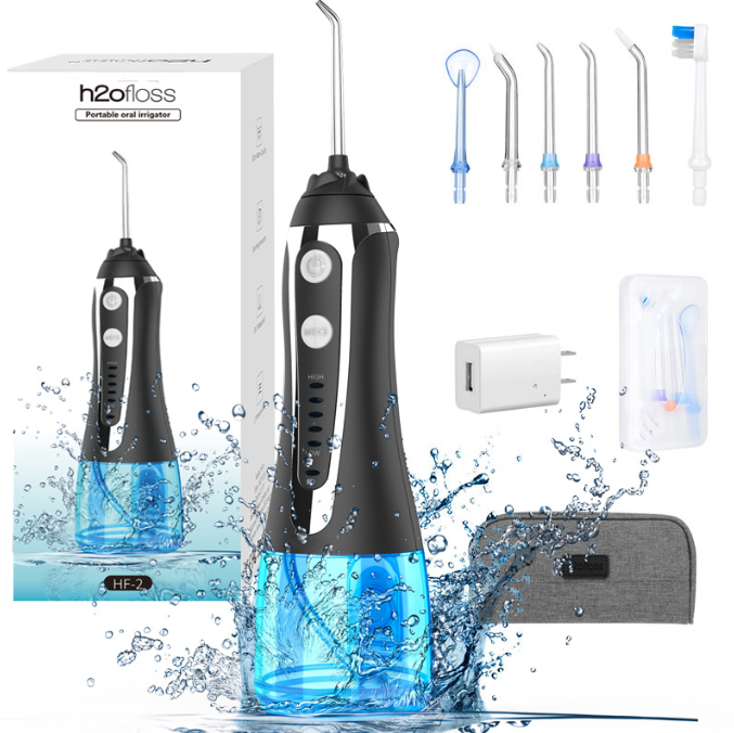 Electric Tooth Irrigator IPX7 Water Flosser Washing Teeth Machine Portable Electric Household Oral Cleaning Handheld Teeth Brush