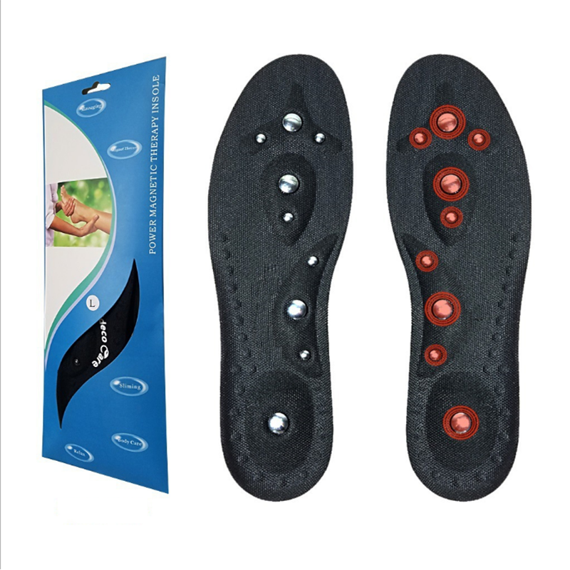 Suitable for women and man washable and cut able  magnetic massage shoe insoles