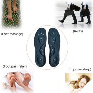 Suitable for women and man washable and cut able  magnetic massage shoe insoles