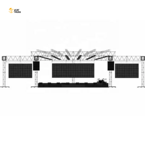 Backdrop Truss New Design Top Quality Concert Aluminum A- roof Truss System Stage Speaker Lift Event Dj lighting Display Truss