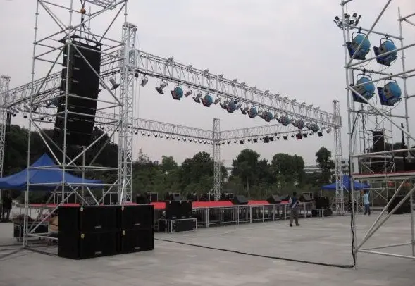 Backdrop Truss New Design Top Quality Concert Aluminum A- roof Truss System Stage Speaker Lift Event Dj lighting Display Truss