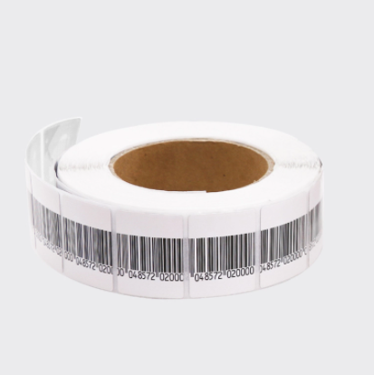 Kejing EAS 8.2mhz 30x40mm rf label Anti Theft Barcode Soft Label for retail industry