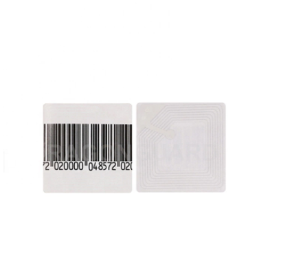 Kejing EAS 8.2mhz 30x40mm rf label Anti Theft Barcode Soft Label for retail industry