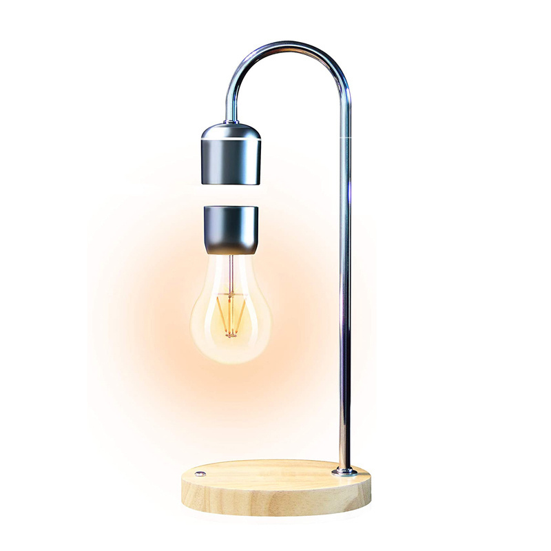 In Stock Model Design Magnet Desk Table Lamp Magnetic Levitating Floating Bulb For Office Home Decorations