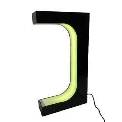 Advertising Display Rotating Floating Led Shoe Rack Professional Factory Light Show Magnetic Floating Shoe Display Stand