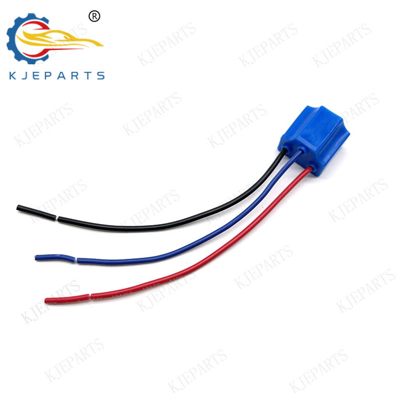 3 pin Auto Connector Housing Plug And Terminal Ceramic Socket Connector Car Headlight Wiring Harness